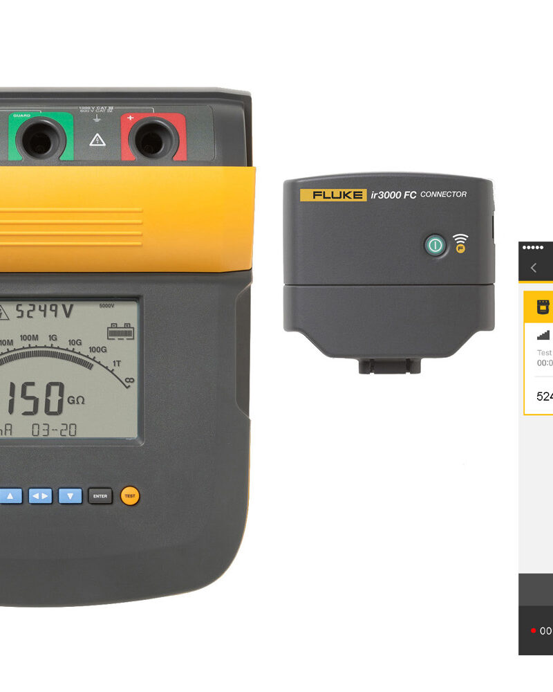 Contrôleur d'isolement Fluke 1550C FC 5 kV - BRICOLYA - Outils de bricolage en ligne